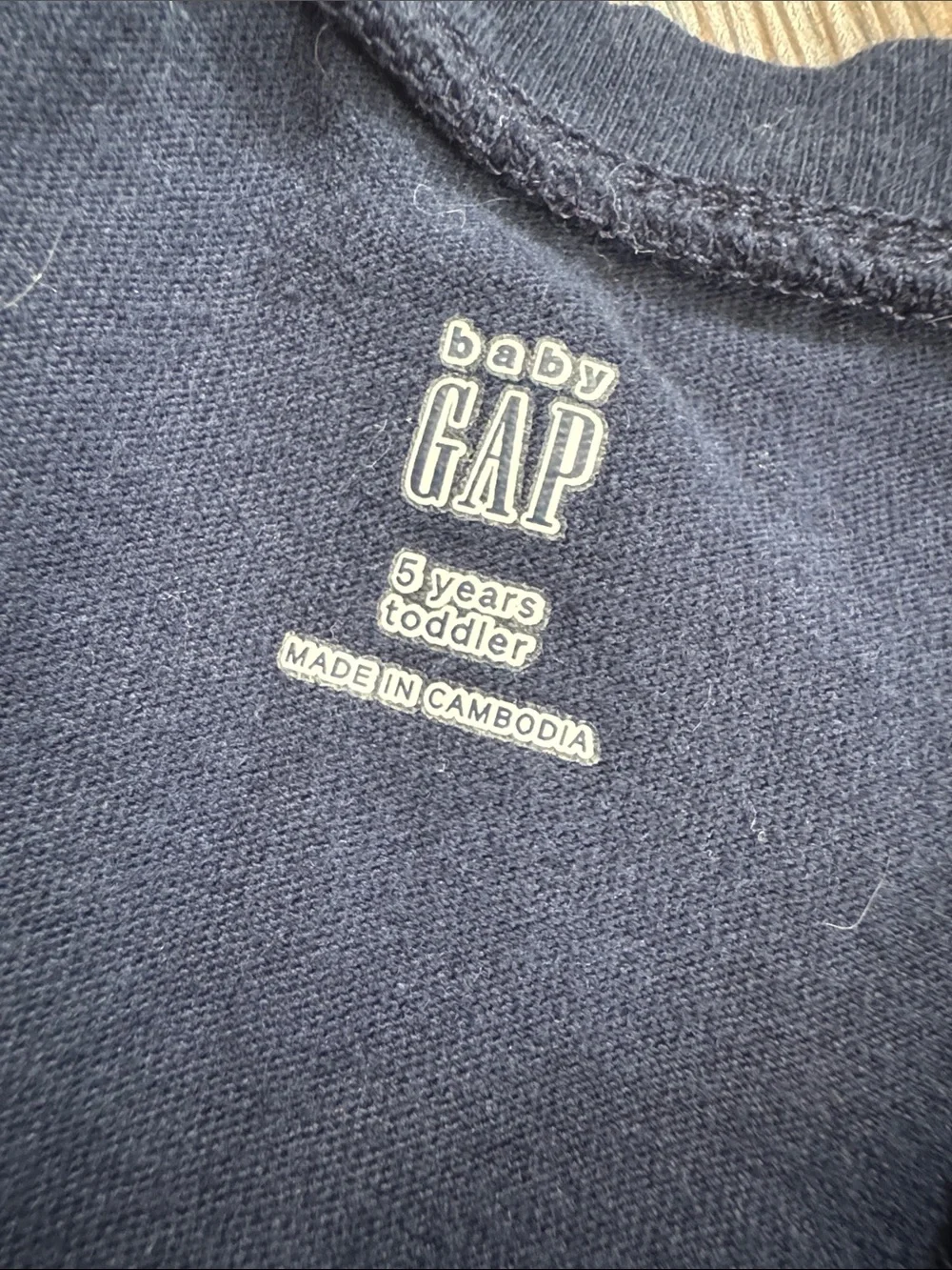 GAP Navy Sleeveless Cotton Romper